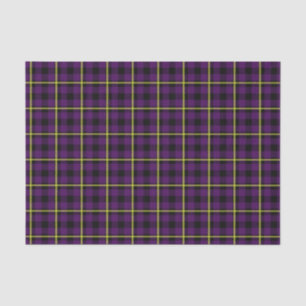 Medium Purple & Yellow Tartan Tissue Paper