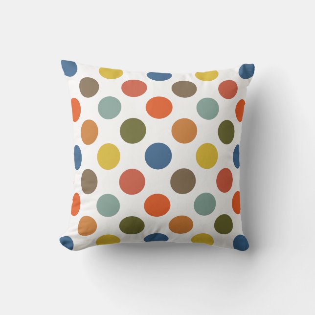 Medium Retro Dots Cushion (Front)