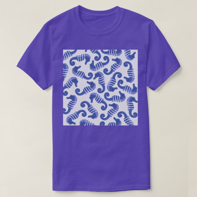 Medium sea horse pattern 2 T-Shirt (Design Front)
