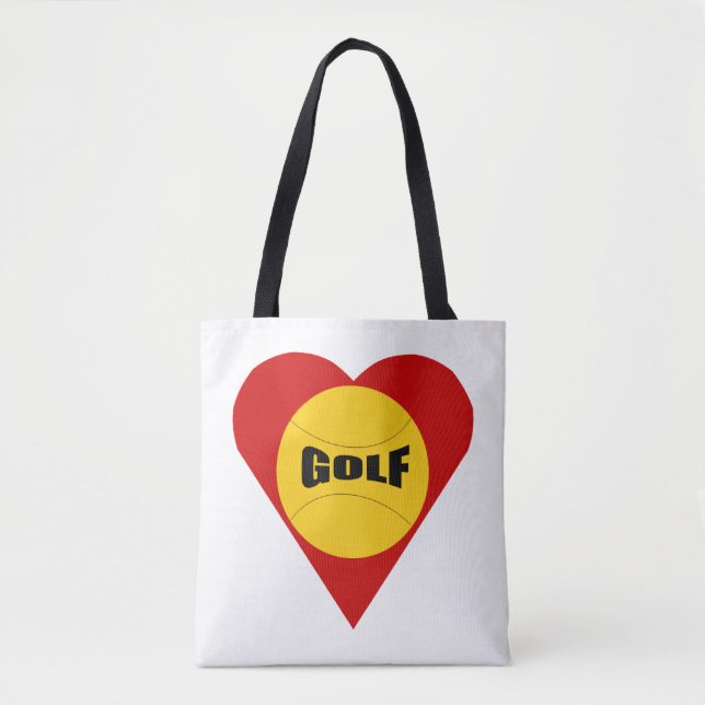 Medium shoulder bag LOVE GOLF (Front)