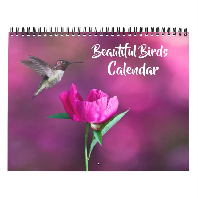 Medium Size Beautiful Birds Calendar (Cover)