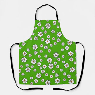 Medium-sized floral deck apron