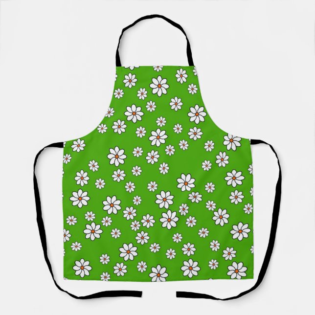 Medium-sized floral deck apron (Front)
