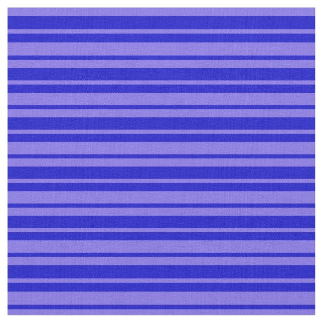 Medium Slate Blue and Blue Stripes Fabric (Close Up)