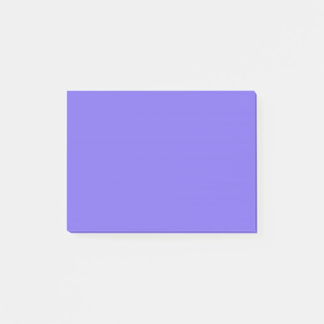 Medium Slate Blue Solid Colour Post-it Notes (Front)