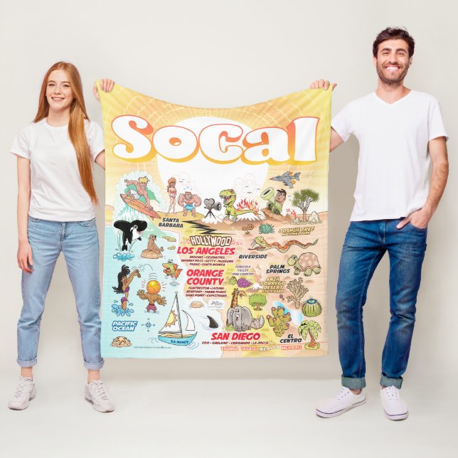 Medium SoCal Fleece Blanket (In Situ)