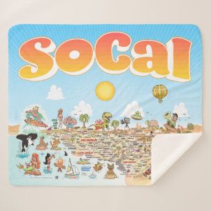 Medium SoCal Sherpa Blanket