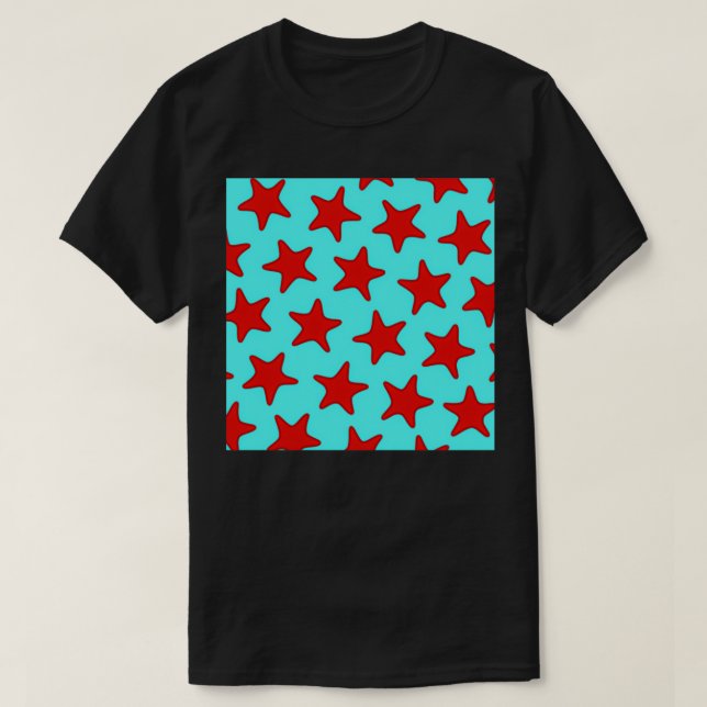 Medium starfish pattern 3 T-Shirt (Design Front)