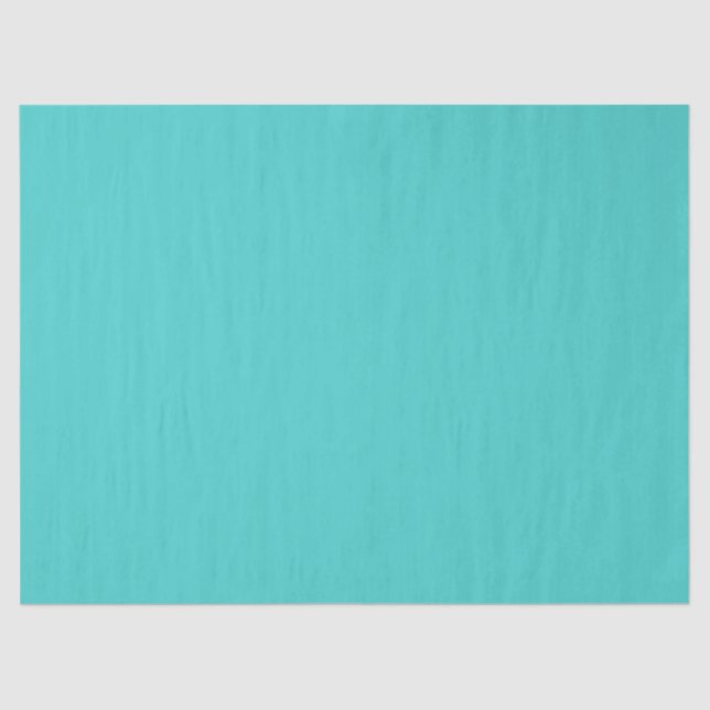 Medium Turquoise Solid Colour Tissue Paper (Front)