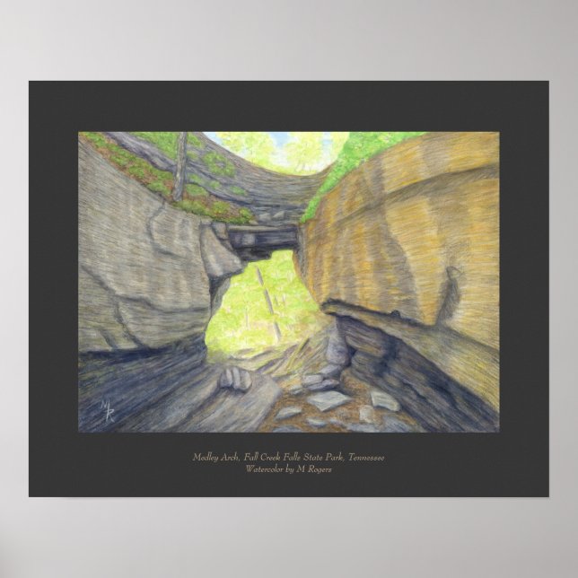 Medley Arch Natural Bridge Art Print (Front)