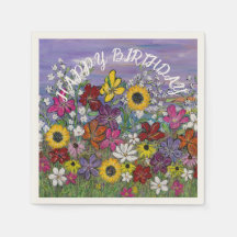 Medley Kids Birthday Party Paper Napkins
