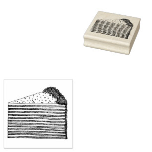 Medovik Medivnyk Russian Ukrainian Honey Cake Food Rubber Stamp