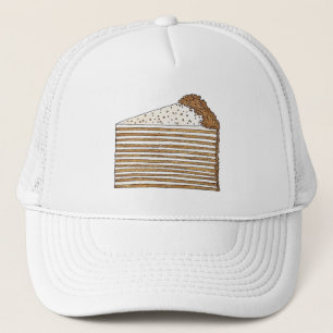 Medovik Medivnyk Russian Ukrainian Honey Cake Food Trucker Hat