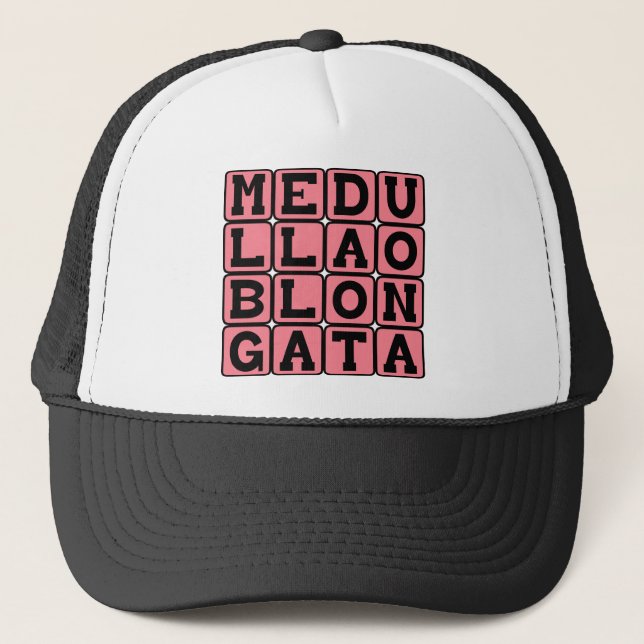 Medulla Oblongata, Lower Brain Stem Trucker Hat (Front)