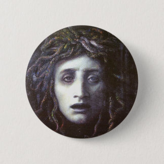 Medusa 6 Cm Round Badge