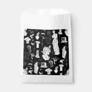 medusa ancient greece aesthetic black favour bags