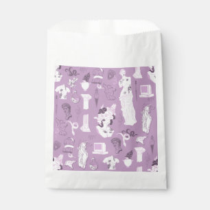 medusa ancient greece aesthetic purple favour bags