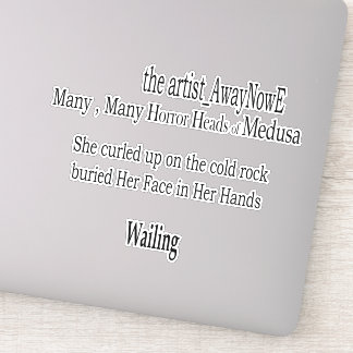 Medusa awaynowe Horror 3MMHead Bphrases Diecut 25