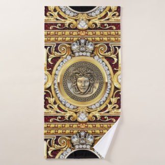 Medusa Baroque Gift / Guest  Bath Towel Set