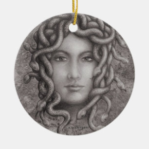 Medusa Ceramic Tree Decoration