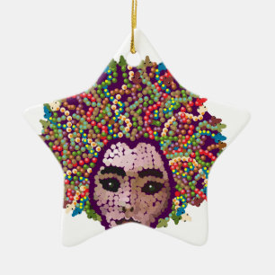 Medusa Ceramic Tree Decoration