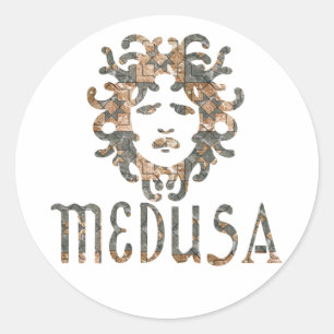 Medusa Classic Round Sticker