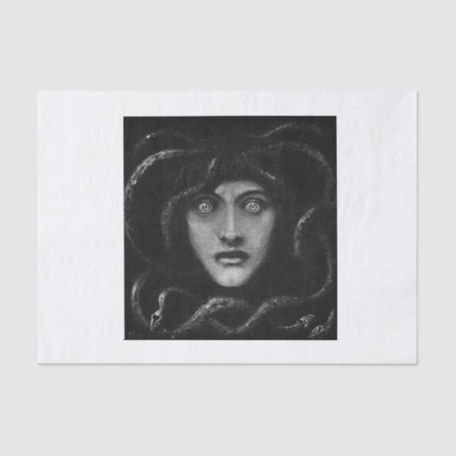 Medusa decoupage tissue paper (Front)