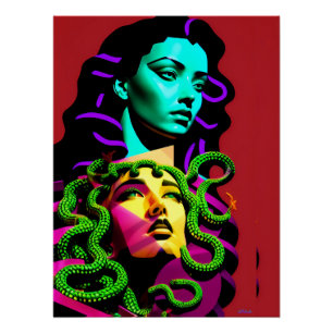 Medusa Distracted   Poster