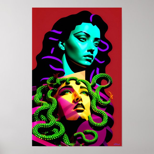 Medusa Distracted   Poster (Front)