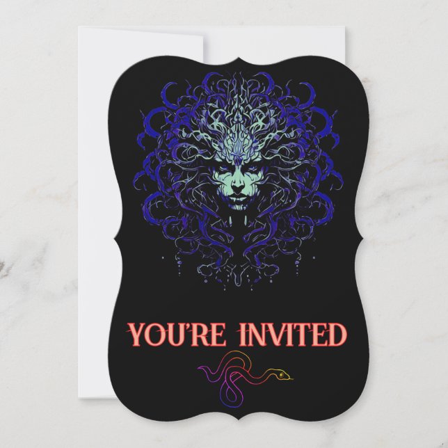 Medusa Divorce Party Invite (Front)