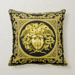 MEDUSA from the statue of Perseus by Rondanini Cushion