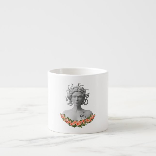 Medusa Gorgon Greek Mythology Espresso Cup (Front)