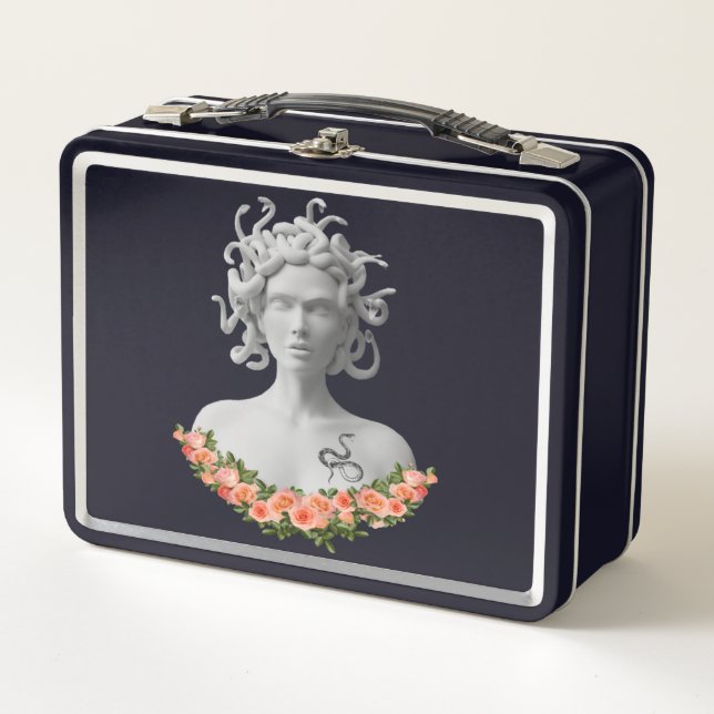 Medusa Gorgon Greek Mythology Metal Lunch Box (Front)