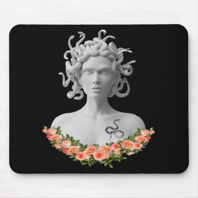 Medusa Gorgon Greek Mythology Mouse Mat (Front)