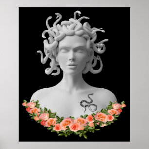 Medusa Gorgon Greek Mythology Poster