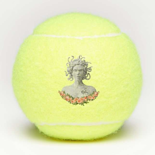Medusa Gorgon Greek Mythology Tennis Balls (Front)