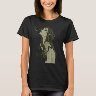 Medusa Gorgon Snake Head Greek Mythology Ancient M T-Shirt
