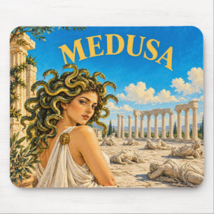 Medusa, Gothic Fantasy Monster Mouse Mat