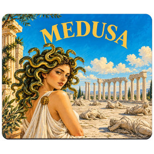 Medusa, Gothic Fantasy Monster Mouse Mat