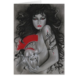 Medusa Greek Mythology Card