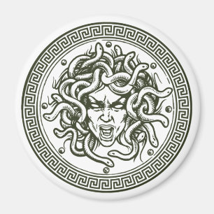 Medusa Greek  Mythology Creature Magnet