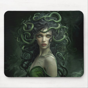 Medusa, Greek Mythology Snake Goddess, Gorgon #1 Mouse Mat