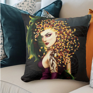 Medusa Greek Mythology Snake Gorgon Cushion