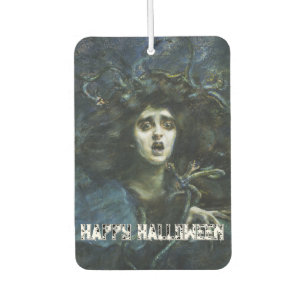 Medusa "Happy Halloween" Fine Art Party Car Air Freshener