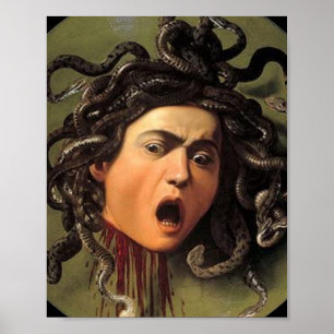 Medusa Head By Caravaggio Poster
