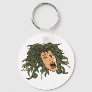 Medusa Head Key Ring