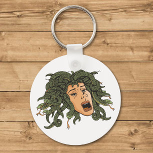 Medusa Head Key Ring