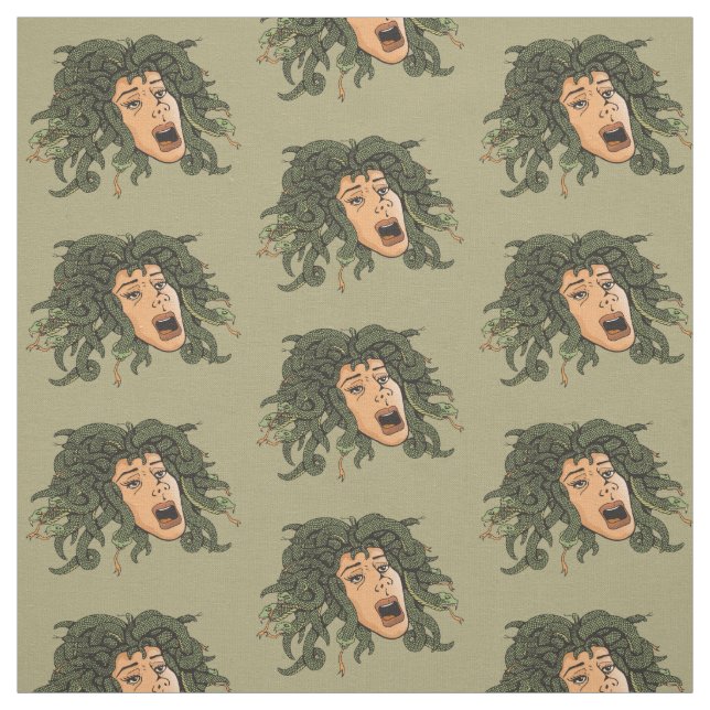 Medusa Head Pattern Fabric (Swatch)