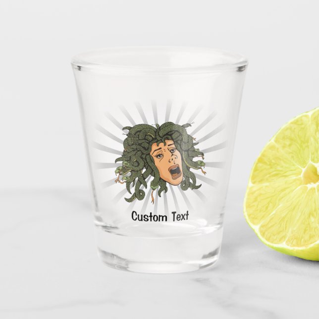 Medusa Head Shot Glass (Front)