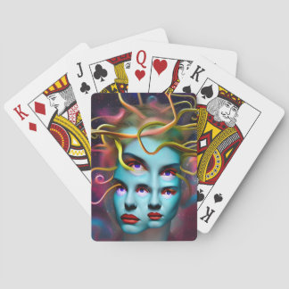 Medusa Hypnosis , Mythology Mystical Creature Playing Cards